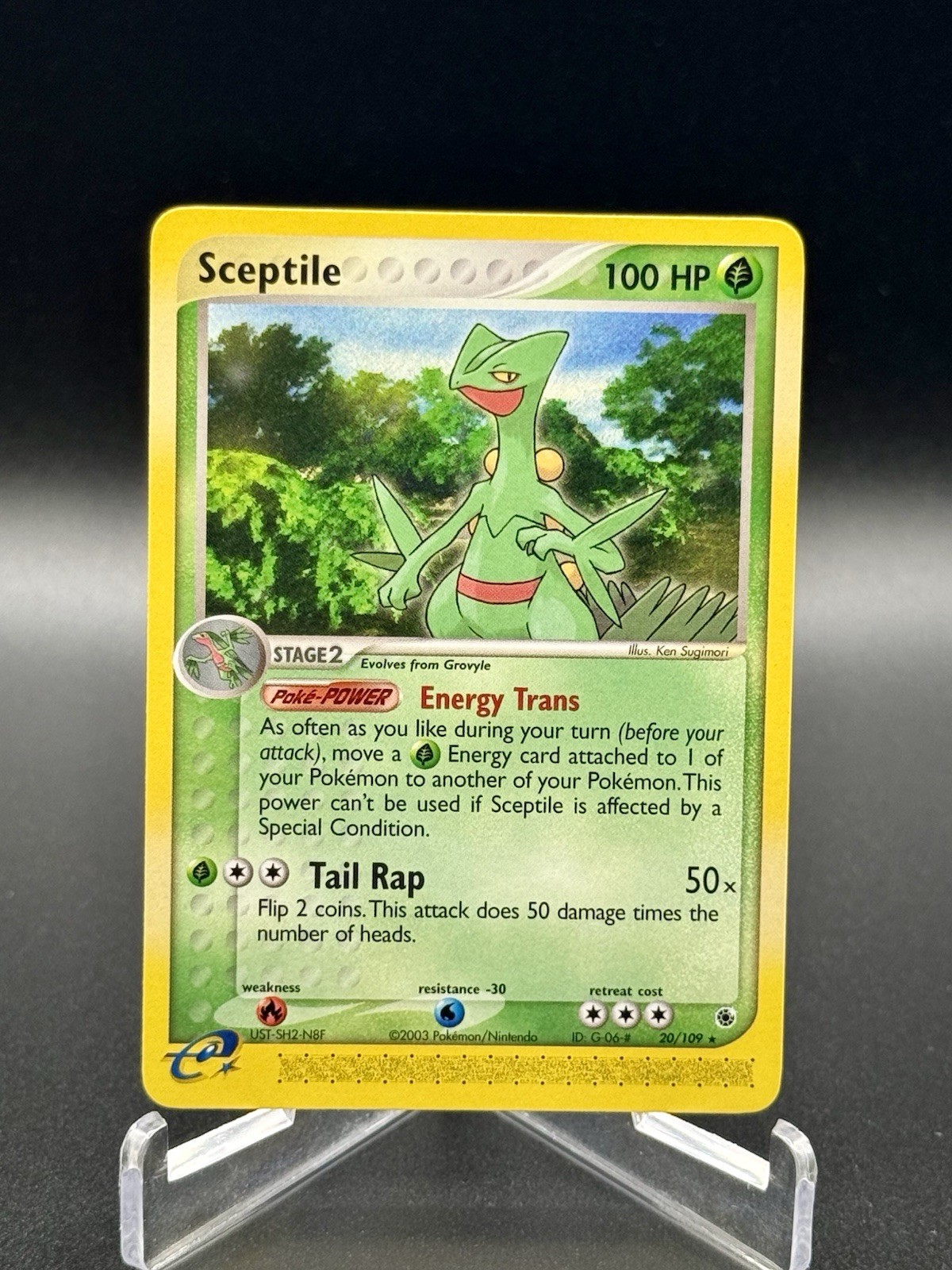 Pokémon TCG EX Ruby & Sapphire 20/109 Sceptile Rare Near Mint