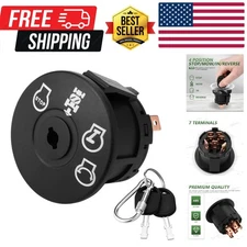 Ignition Switch 4 Position for Craftsman, Husqvarna, AYP, Sears, Poulan Pro R...