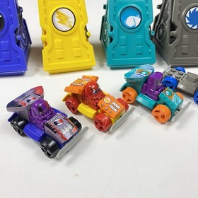 LEGO:  XALAX Racers Lot Of 4 With Launchers (Missing 1 Figure) Vintage