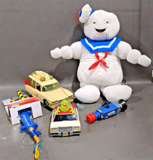 Vintage The Real Ghostbusters Kenner Ecto-1 Stay Puft Slimer Toy Lot