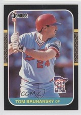 1987 Donruss Tom Brunansky #194 0a1