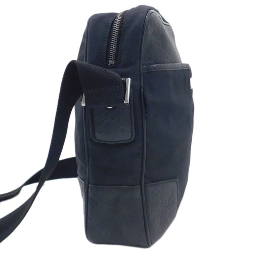 Bolso de Hombro Gucci Negro Nylon x Cuero de Japón - Imagen 12 de 24