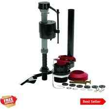 400AKR Universal All in One Toilet Repair Kit for 2-Inch Flush Valves, Easy I...