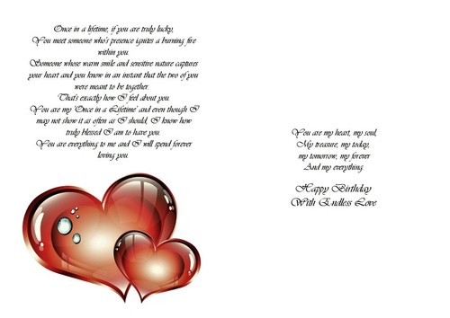 NEW Man in my Life On His Birthday - A5 Card for Him Husband Male Love - Picture 2 of 4