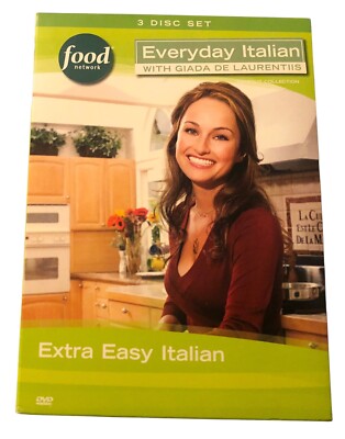 Everyday Italian With Giada De Laurentiis 3 Disc Set 2004, 2005 Food Network DVD