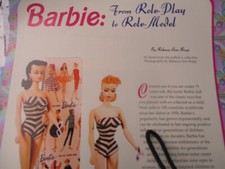 9p Barbie Role Play to Role Model Doll History Article / by Rupp