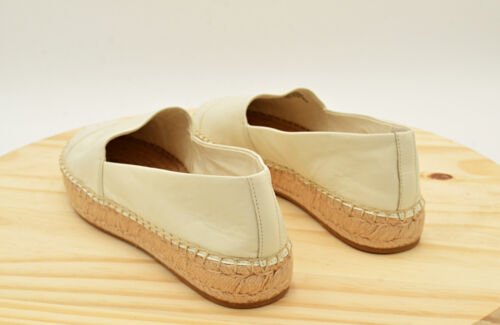 Tory Burch espadrillas platform in pelle nappa slip on taglia 7,5 - Foto 4 di 11