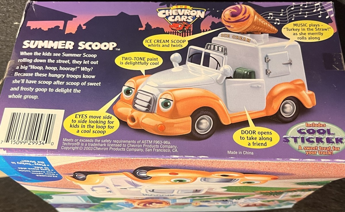 The Chevron Cars #34 Summer Scoop Ice Cream Truck Collectible Toy