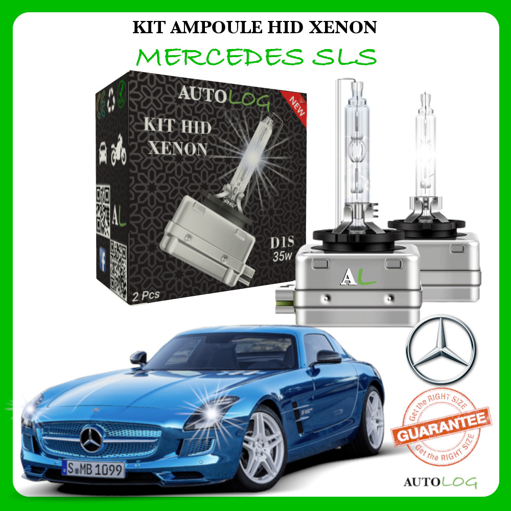 Ampoule xénon HID 35W résout baisse visibilité nuit pour Mercedes SLS 6000K
