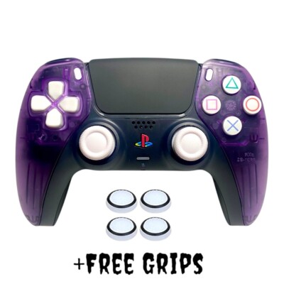 Custom  Atomic Purple ICE Retro - Playstation 5 PS5 Dualsense Controller Custom