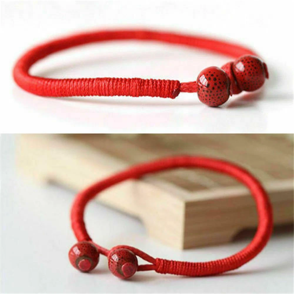 Lucky Red String Bracelet from Tibet