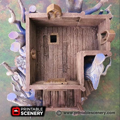 Feywild Bower - Ruined Fantasy Building - Fantasy Tabletop Terrain - Picture 5 of 8