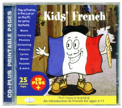 KIDS FRENCH CD (audio & rom) First language learning Age 5+ NEW & WRAPPED