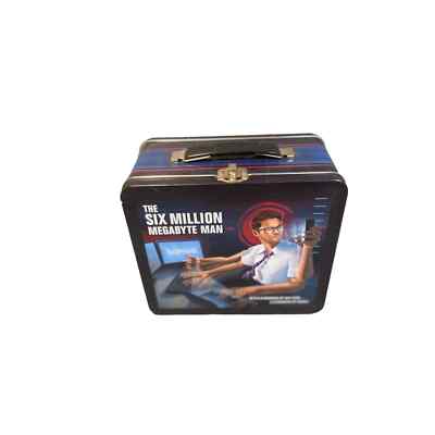 Sophos IT Security The Six Million Megabyte Man Promo Metal Lunchbox 