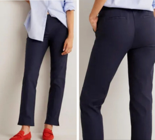BODEN Women Trousers Pants Size 12 Richmond Navy … - image 1