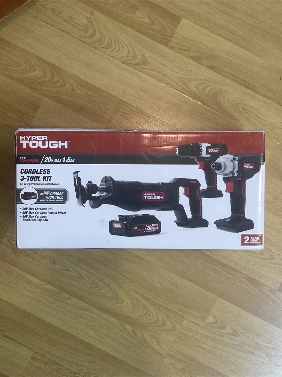 Hyper Tough 20V 1.5Ah Lithium-ion Angle Grinder, Cordless, Battery