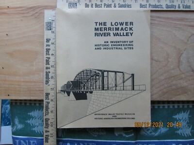 the lower merrimack river valley an inventory of historic engineering