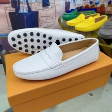 Tod's Women's Leather Comfort Slip-on Frosted Loafers