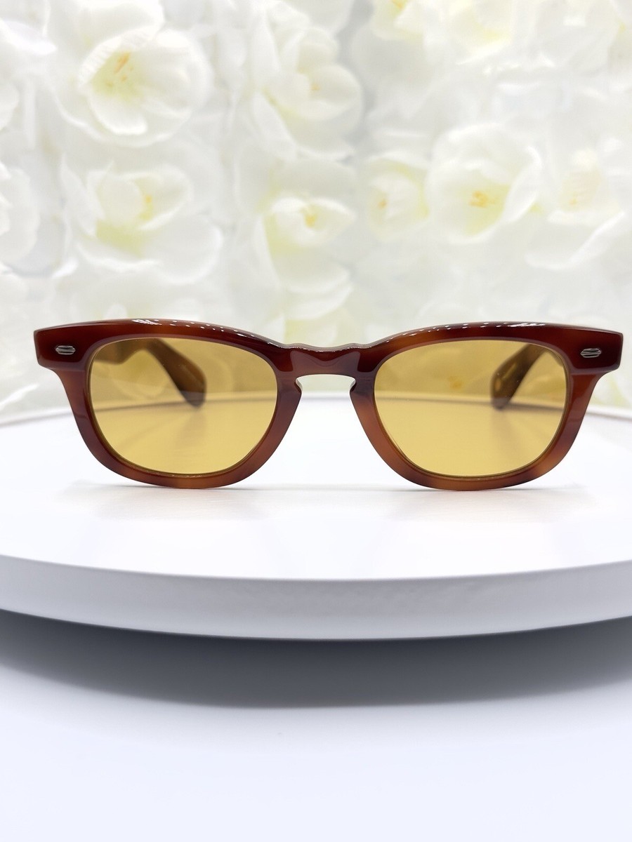Garrett Leight GLCO Unisex Sunglasses LO-B Color Vintage Burnt
