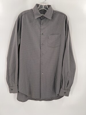 Armani Button Down Dress Shirt Mens Size Medium Stretch Fabric Made In Italy EUC | eBay Armani Button Down Dress Shirt Mens Size Medium Stretch Fabric Made In Italy EUC | eBay