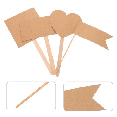  60 Pcs Kuchendekorationseinsatz Topper Für Torteneinlagen Party Food Picks