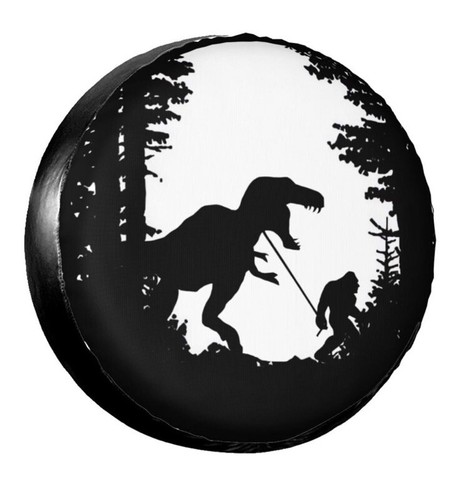 Dinosaur Bigfoot Spare Tire Cover 17” for RV/Jeep/Trailer/SUV/Car - Bild 2 von 7