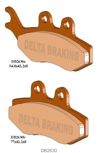 Plaquettes de frein KH194 pour remplace DB2630MX-D et DB2630QD-D