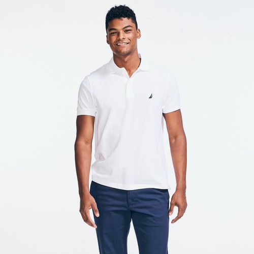 Nautica Mens Slim Fit Deck Polo | eBay