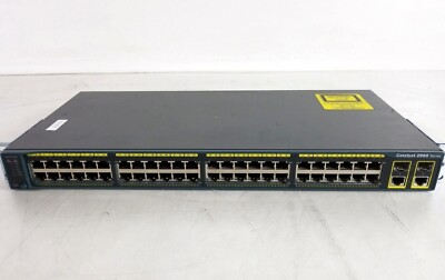 CISCO CATALYST SWITCH 2960 WS-C2960-48TC-L V05 48 PORT 10/100 RACK