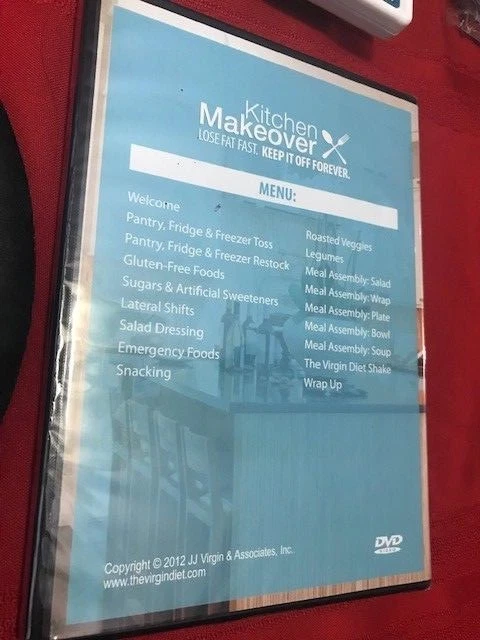 THE VIRGIN DIET- DVD - Kitchen Makeover Lose Fat Fast. Keep It Off Forever NEW - Image 2 of 2