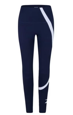 Reebok Logo Leggings Women s Vector Navy Size UK 2XS (RefX9)