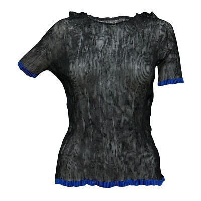 ISSEY MIYAKE Spring Summer 1997 Chiffon Twist Sheer Top | eBay