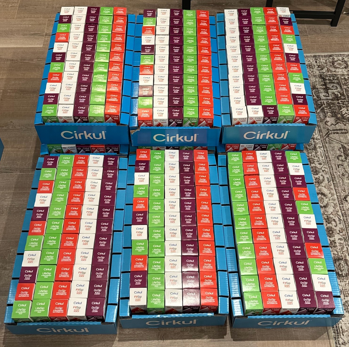 Cirkul flavor cartridge variety 4 PACK (Kiwi, Watermelon, Cherry, Punch