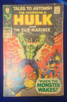 Tales To Astonish Sub Mariner Hulk 99 VG+ Ships Bagged And Boarded 