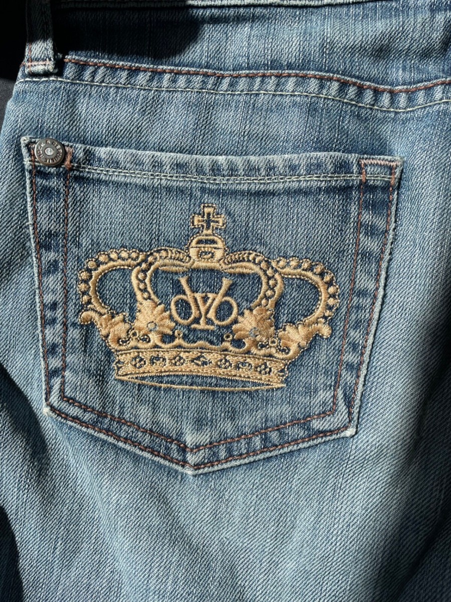 国内発| VICTORIA BECKHAM Kick-pocket ボーイフレンドジーンズ Victoria Beckham kick-pocket Jeans | Blue | FARFETCH