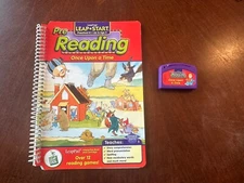 Leap Pad Reading Once Upon a Time Leap Frog Book + Cartridge Preschool-K