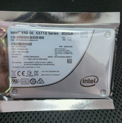 Sata Solid State Intel Dc S3710 400gb 400GB Intel DC SSD Series