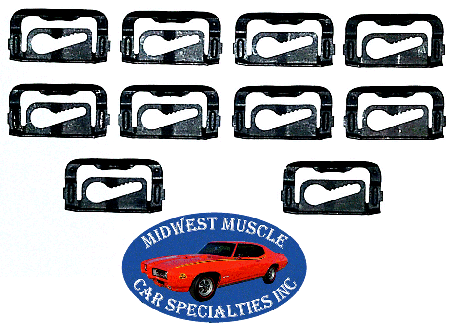 68-80 GM Front Windshield Rear Window Reveal Moulding Molding - Foto 4