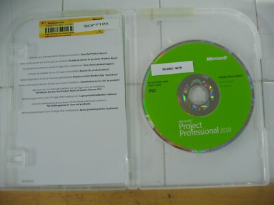 Microsoft Project 2010 Professional Licensed For 2 PCs Full English =BRAND NEW=