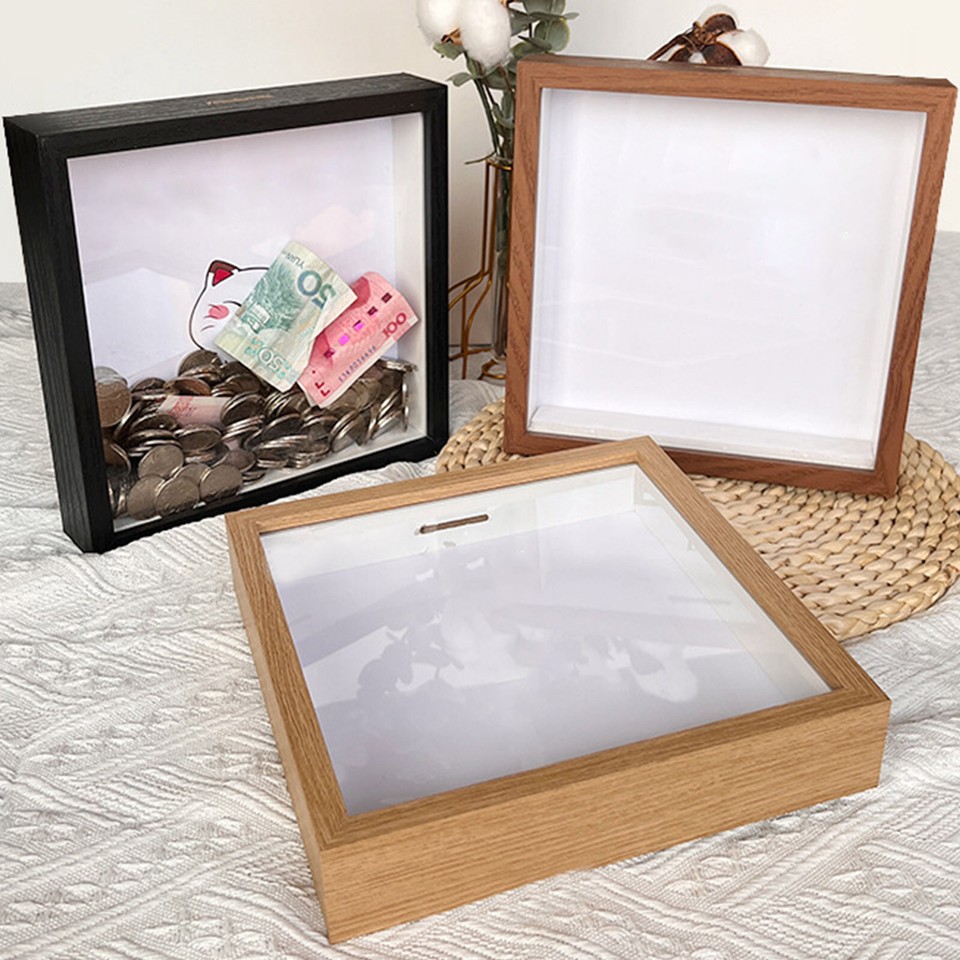 3D Picture Frame For Filling Picture Frame, Money Box, Personalised