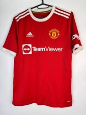 Manchester United 2021 2022 BOYS Football Shirt Soccer Size S 15-16Y