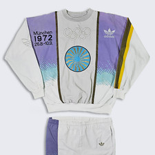 Adidas Vintage 90s Olympics Full Track Suit - Includes Both Sweatshirt  Joggers