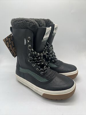 Vans Standard Snow MTE Boots Black/Duck Green Men's Size 6