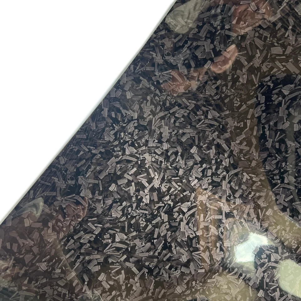 Forged carbon 3D black car film glossy forged car wrapping €22/m² - Image 4 of 4