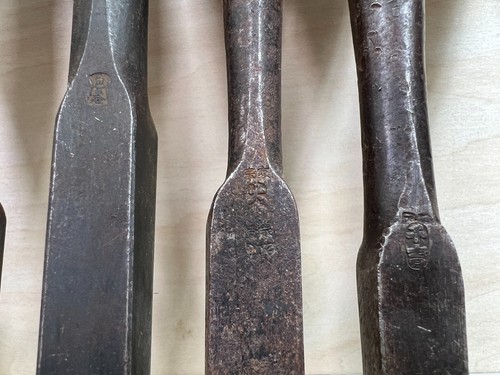 Vintage Japanese Chisel 9set made by blacksmith /Plane Hammer Hand Tool f14 - Picture 18 of 24