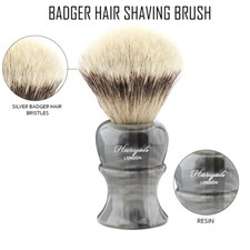Men's New Silver Tip Synthetic Hair Shaving Brush Hand Crafted Resin Handle