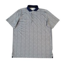 Greyson Men's Blue Golf Short Sleeve Polo Size XL