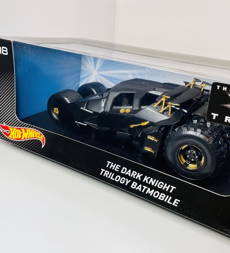 Hot Wheels Elite 1:18 The Dark Knight Trilogie Batmobil brandneu versiegelt selten - Bild 2 von 7