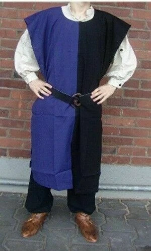 Túnica para hombres Traje medieval Adulto Renacimiento Cosplay Recreación...