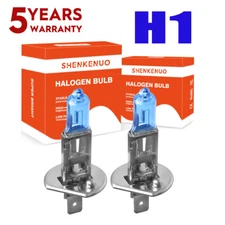 H1 Halogen Super Bright 12V 100W  Headlight Bulb Kit High Low Beam DRL kit